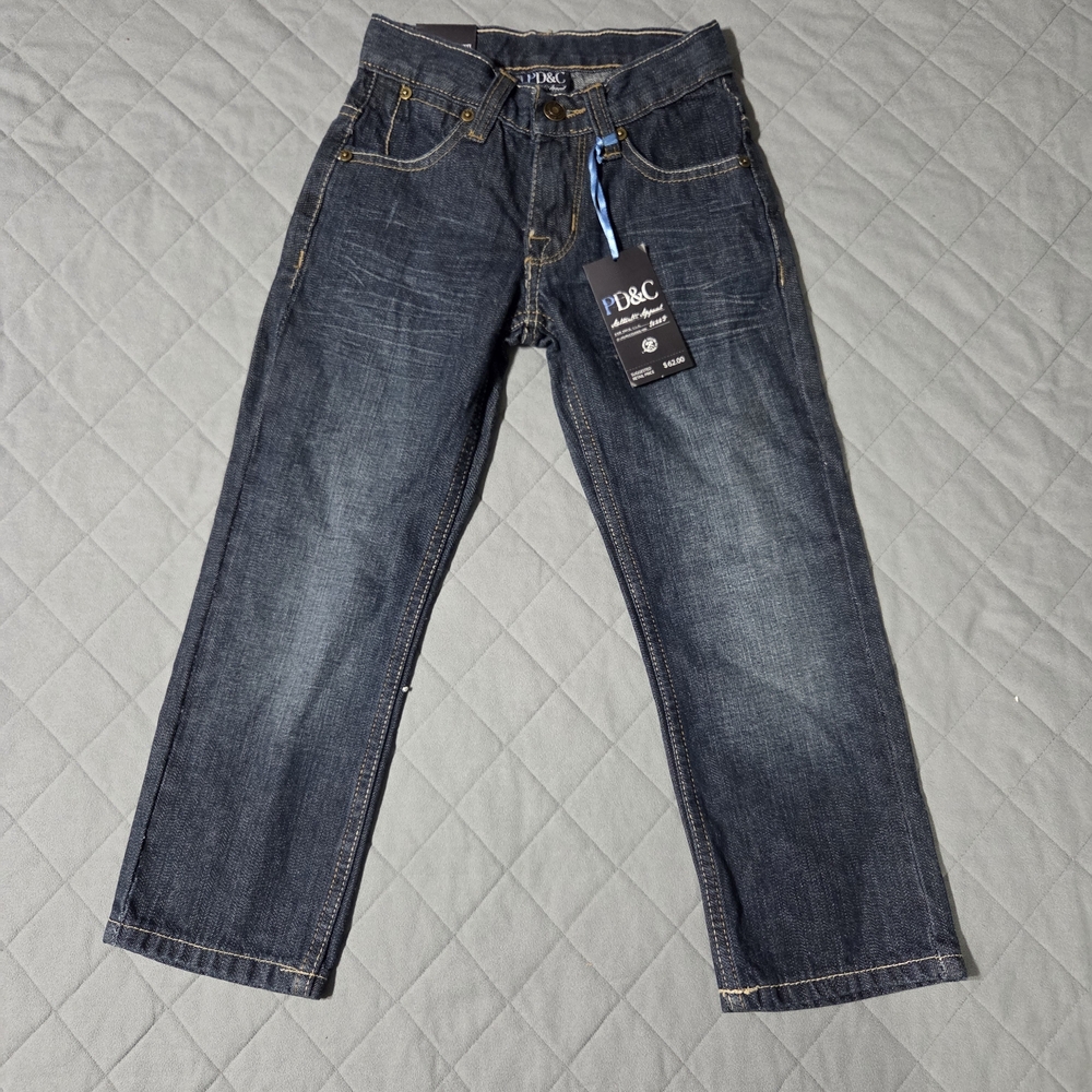 PD&C Dark Blue Kids Jeans Size 4...100% Cotton